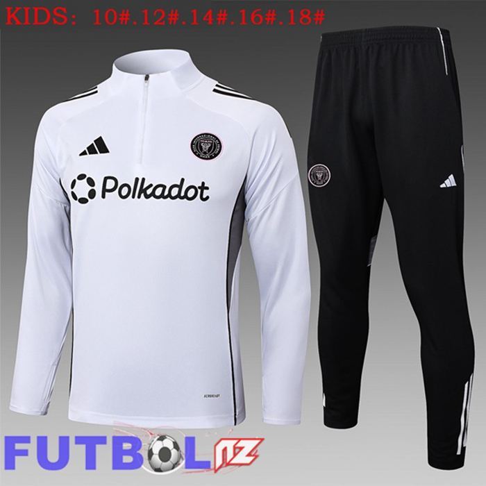 Chandal Equipos De Futbol Inter Miami CF Ninos Blanco 2025/2026 Chandal Equipos De Futbol Inter Miami CF Ninos Blanco 2025/2026