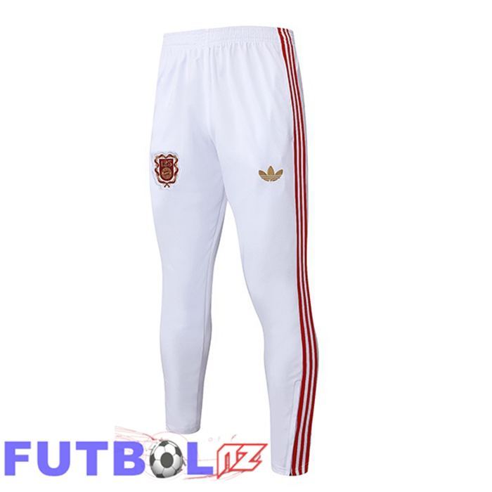 Pantalon Entrenamiento Bayern Munich Blanco 2025/2026