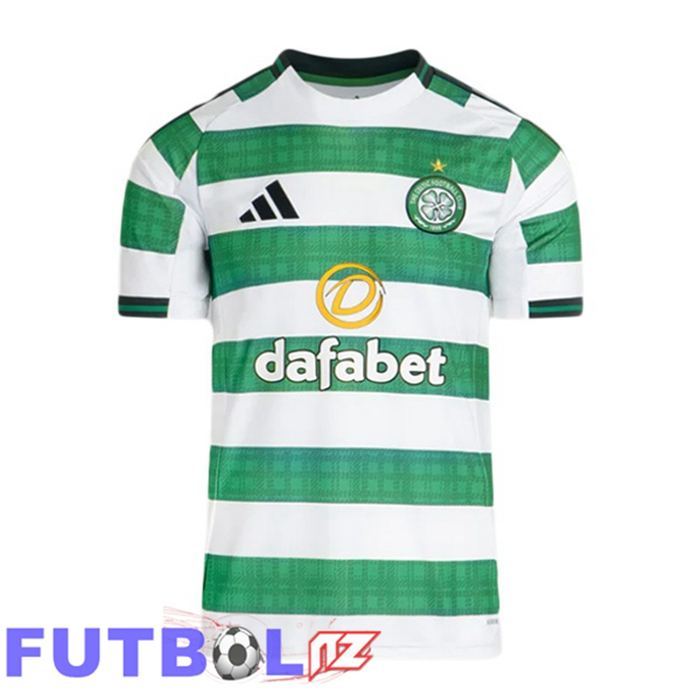 Camisetas De Futbol Celtic FC Primera Verde Blanco 2025/2026