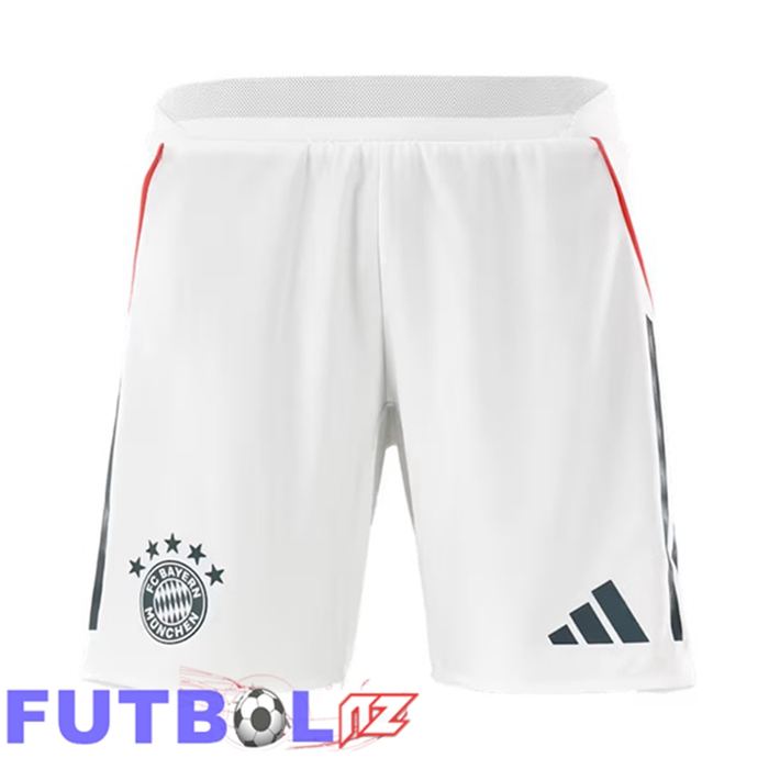 Cortos de Futbol Bayern Munich Segunda Blanco 2025/2026