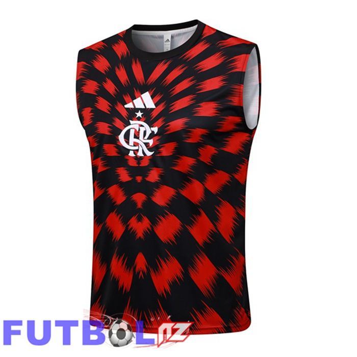 Chalecos De Futbol Flamengo Rojo Negro 2025/2026