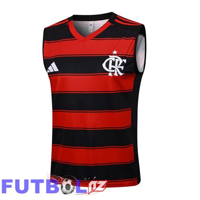 Chalecos De Futbol Flamengo Rojo Negro 2025/2026
