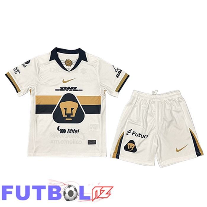 Camisetas De Futbol Pumas UNAM Ninos Primera 2025/2026