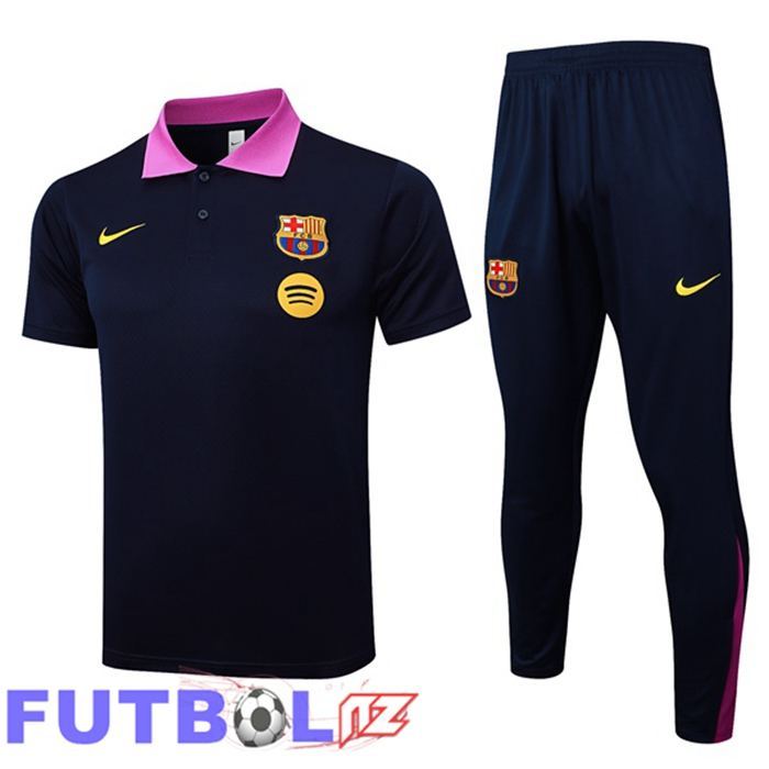 Camiseta Polo FC Barcelona + Pantalones Azul Real 2025/2026
