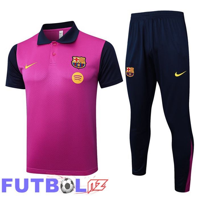 Camiseta Polo FC Barcelona + Pantalones Púrpura 2025/2026