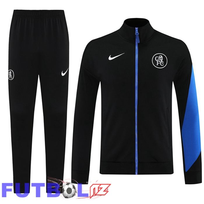 Chandal Equipos De Futbol - Chaqueta FC Chelsea Negro 2025/2026