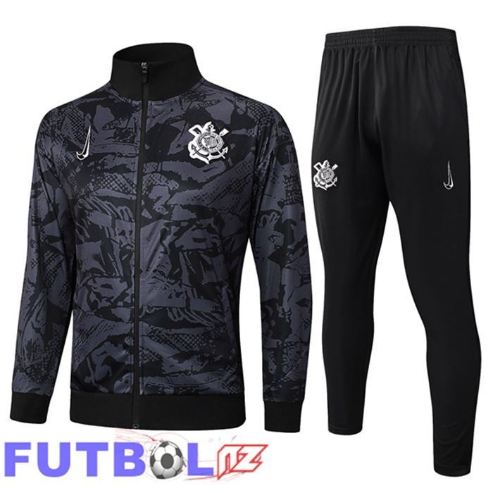 Chandal Equipos De Futbol - Chaqueta Corinthians Negro 2025/2026