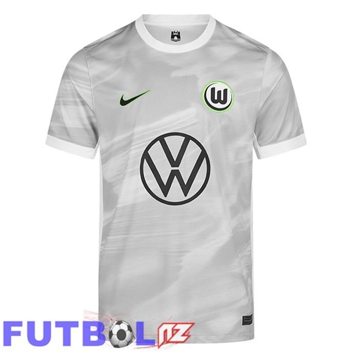 Camisetas De Futbol Vfl Wolfsburg Segunda Gris 2025/2026
