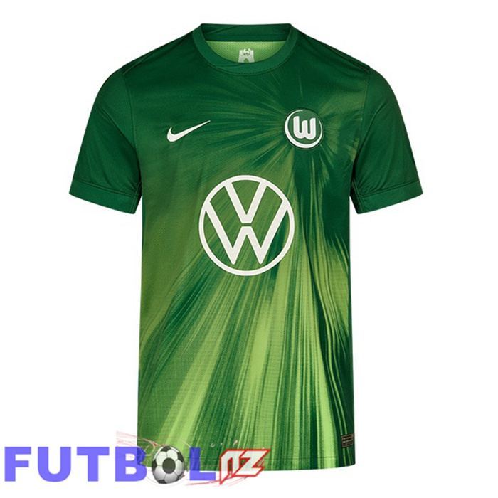 Camisetas De Futbol Vfl Wolfsburg Primera Verde 2025/2026