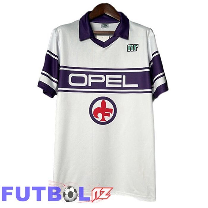 Camisetas De Futbol ACF Fiorentina Retro Segunda Blanco 1983-1985