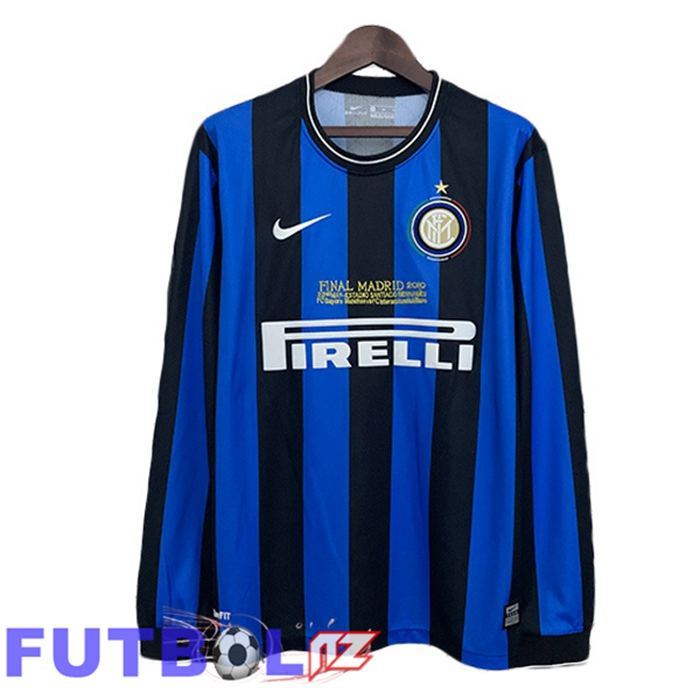 Camisetas De Futbol Inter Milan Retro Champions League Primera Azul 2009-2010