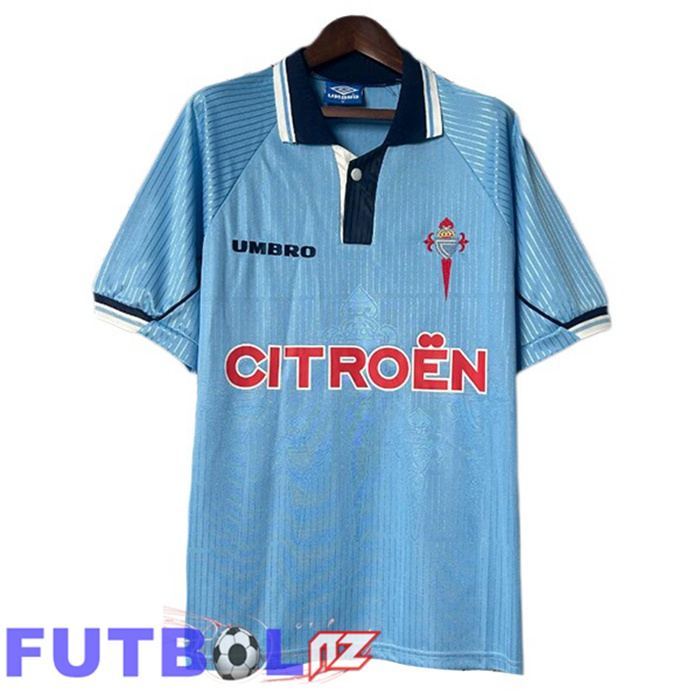 Camisetas De Futbol Celta Vigo Retro Primera Azul 1997-1999