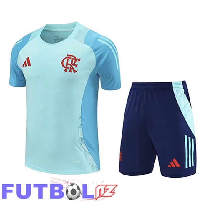 Camiseta Entrenamiento Flamengo Ninos Verde/Azul 2025/2026
