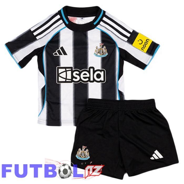 Camisetas De Futbol Newcastle United Ninos Primera Blanco Negro 2025/2026