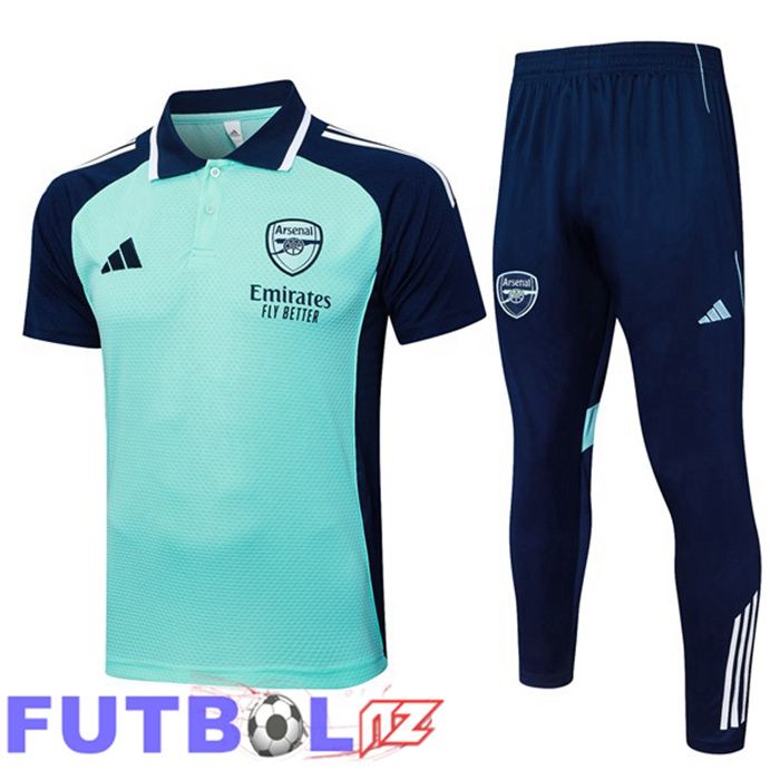 Camiseta Polo Arsenal + Pantalones Verde 2025/2026