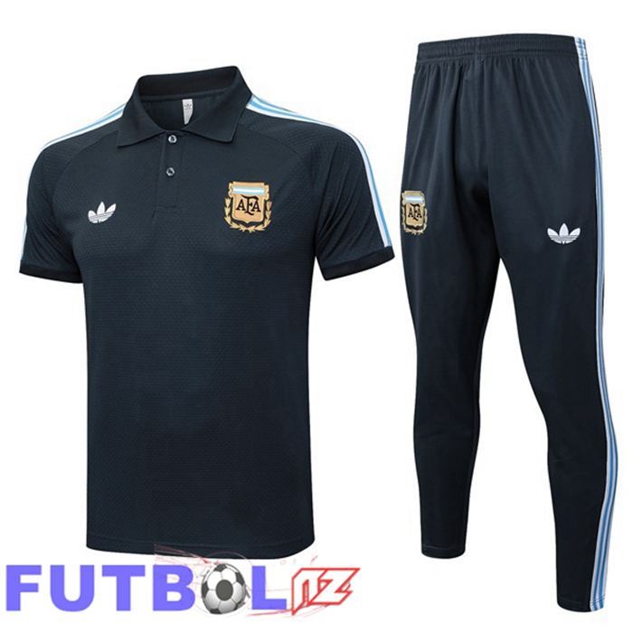 Camiseta Polo Argentina + Pantalones Gris 2025/2026