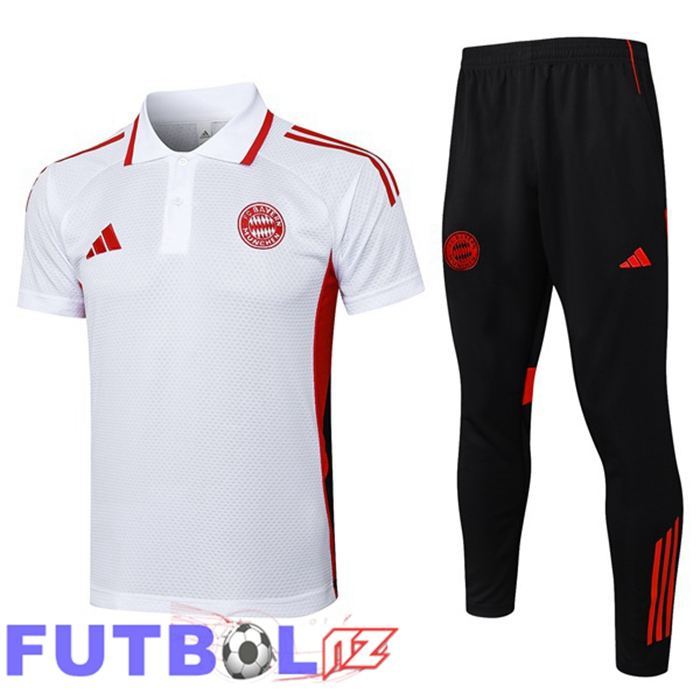 Camiseta Polo Bayern Munich + Pantalones Blanco 2025/2026