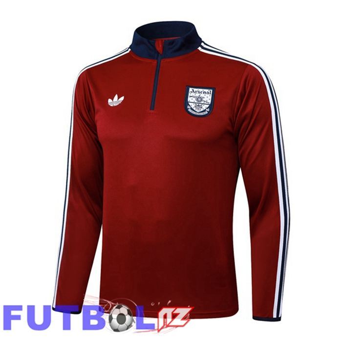 Sudadera De Entrenamiento Arsenal Rojo 2025/2026