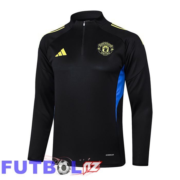 Sudadera De Entrenamiento Manchester United Negro 2025/2026