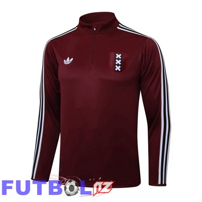 Sudadera De Entrenamiento AFC Ajax Rojo 2025/2026