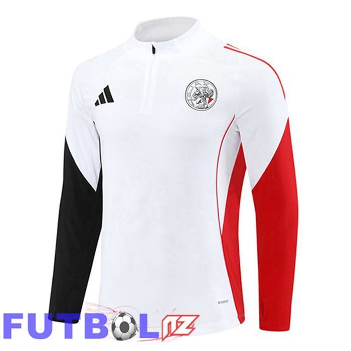 Sudadera De Entrenamiento AFC Ajax Blanco 2025/2026