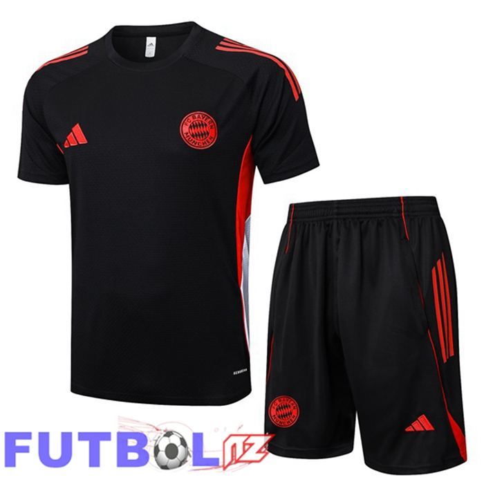 Camiseta Entrenamiento Bayern Munich + Cortos Negro 2025/2026