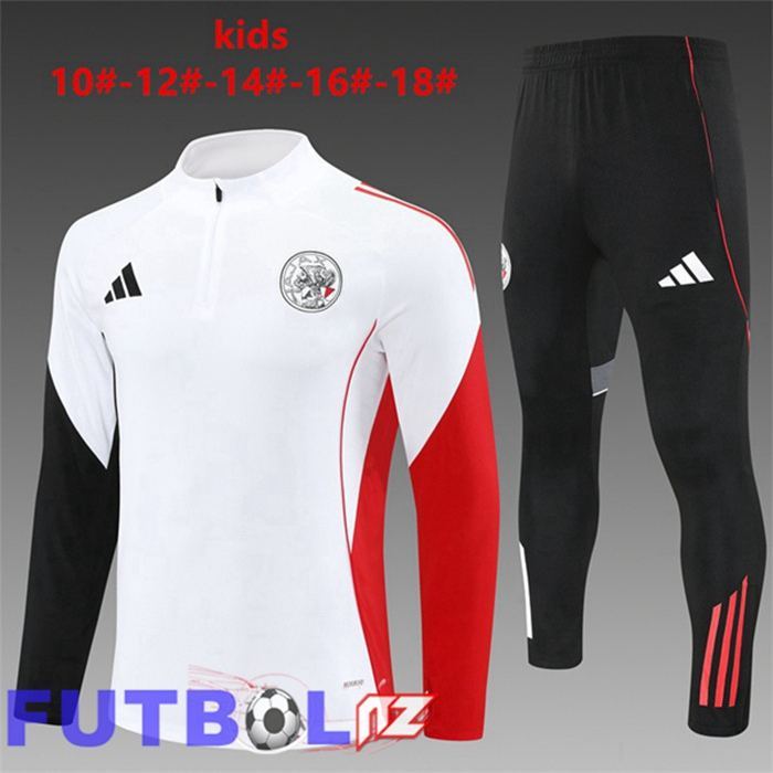 Chandal Equipos De Futbol AFC Ajax Ninos Blanco 2025/2026