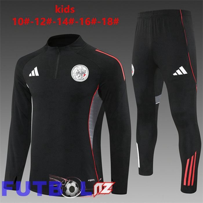 Chandal Equipos De Futbol AFC Ajax Ninos Negro 2025/2026