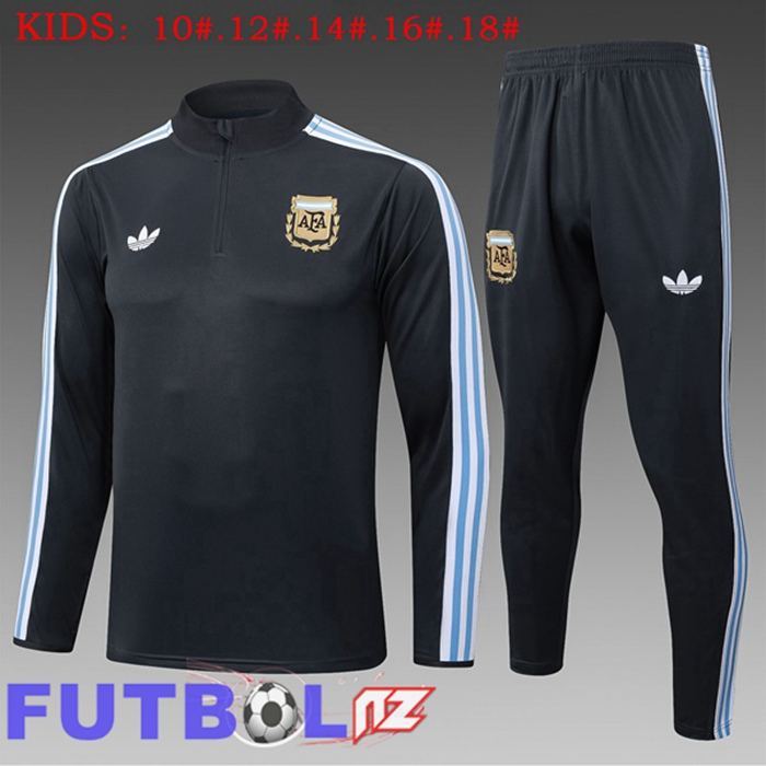 Chandal Equipos De Futbol Argentina Ninos Negro 2025/2026