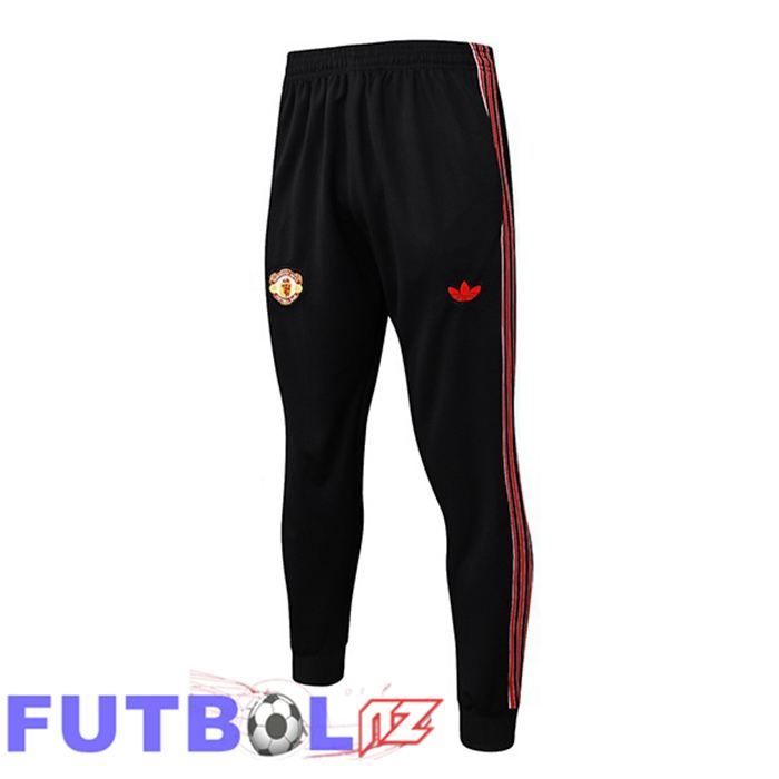 Pantalon Entrenamiento Manchester United Negro 2025/2026