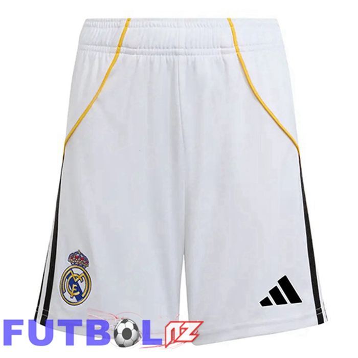 Cortos de Futbol Real Madrid Primera Blanco 2025/2026