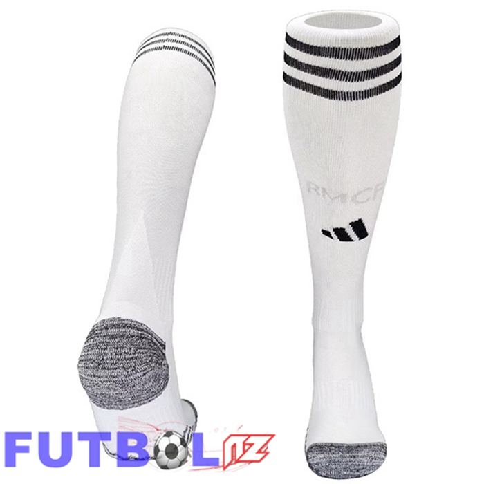 Calcetines De Futbol Real Madrid Primera Blanco 2025/2026