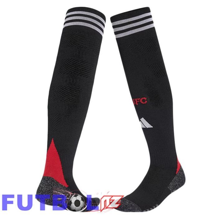 Calcetines De Futbol Manchester United Primera Negro 2025/2026