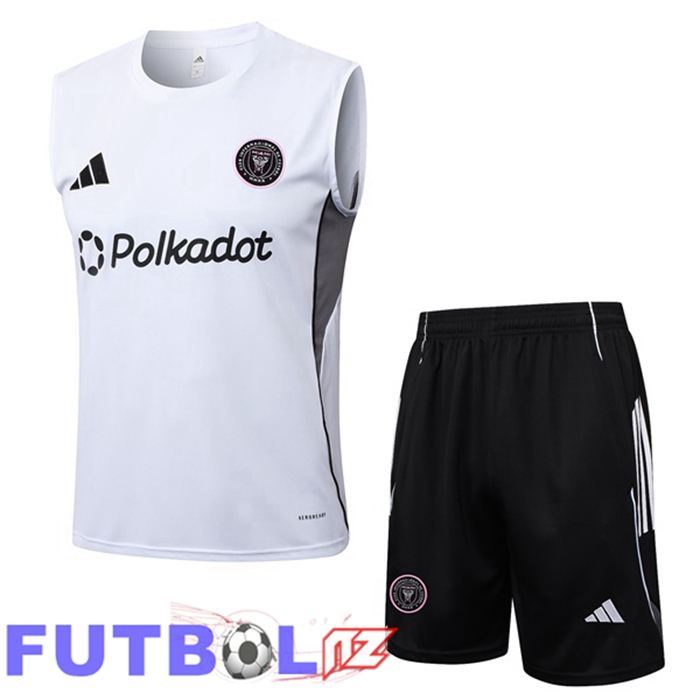 Chalecos De Futbol Inter Miami CF + Cortos Blanco 2025/2026