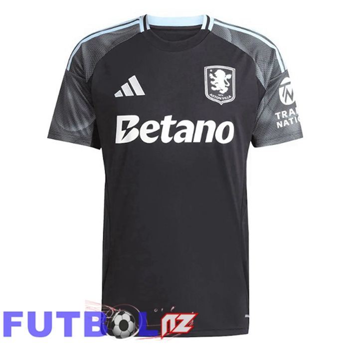 Camisetas De Futbol Aston Villa Segunda Negro 2025/2026