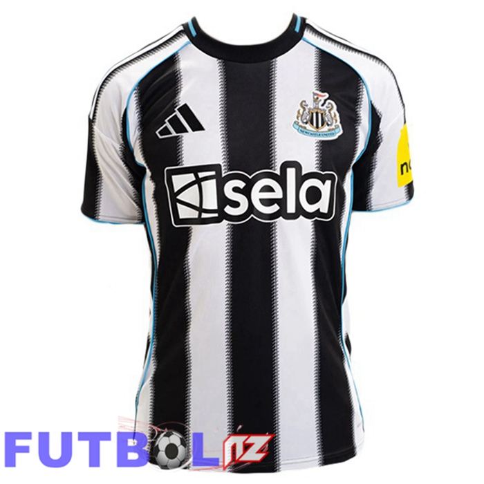 Camisetas De Futbol Newcastle United Primera Blanco Negro 2025/2026