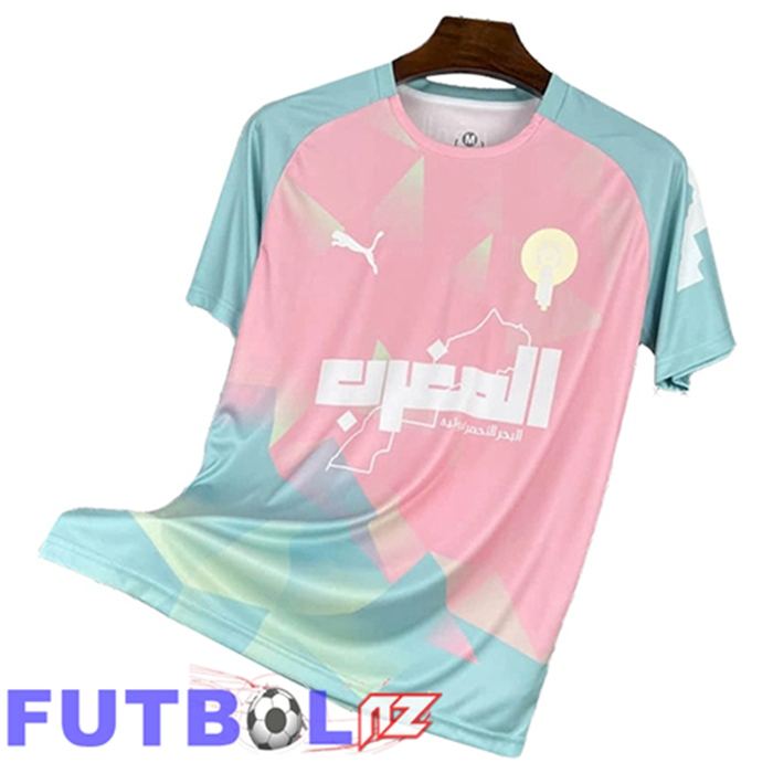 Camiseta Nacional Marruecos Edición Especial Rosado/Azul 2025/2026