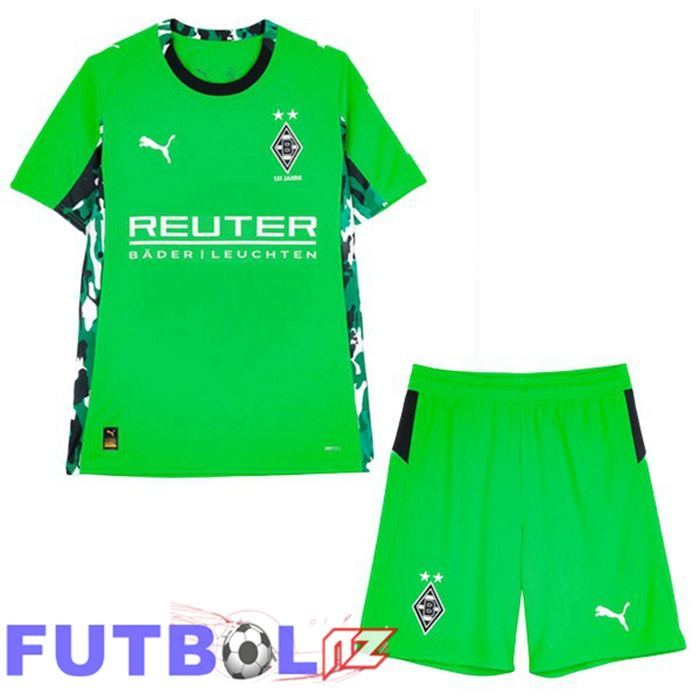 Camisetas De Futbol Monchengladbach Ninos Segunda Verde 2025/2026