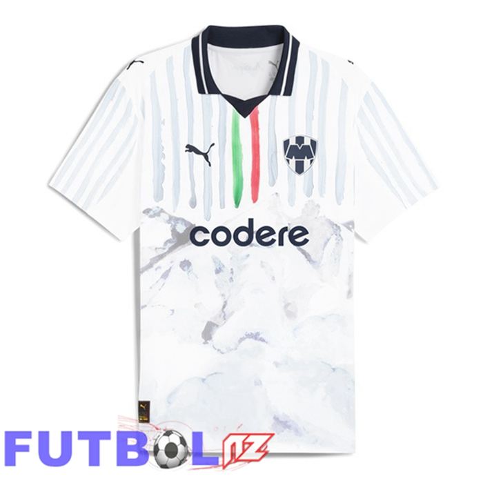 Camisetas De Futbol CF Monterrey Club World Cup Segunda Blanco 2025/2026
