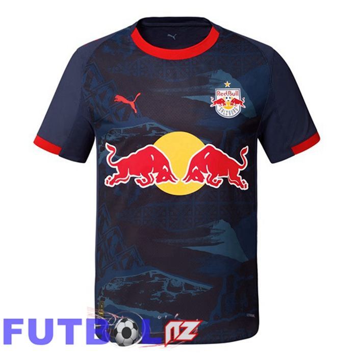 Camisetas De Futbol FC Red Bull Salzburg Segunda Azul Real 2025/2026 Camisetas De Futbol FC Red Bull Salzburg Segunda Azul Real 2025/2026