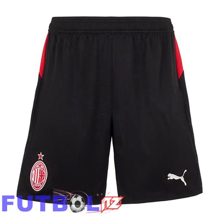 Cortos de Futbol AC Milan Primera Negro 2025/2026