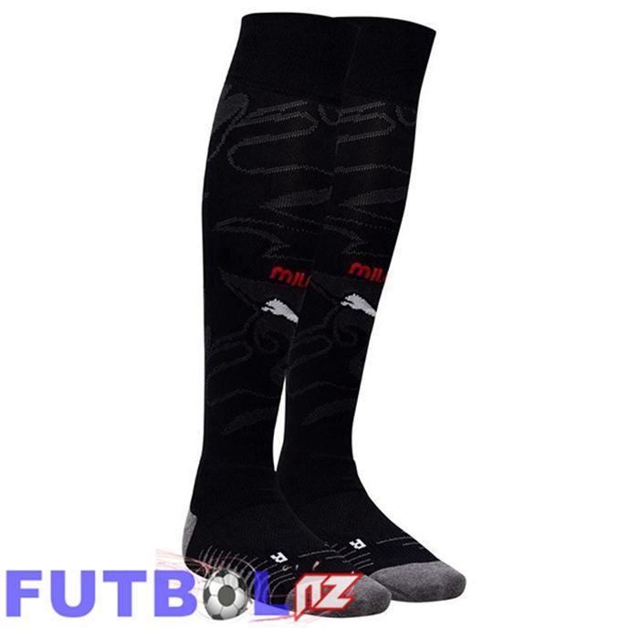 Calcetines De Futbol AC Milan Primera Negro 2025/2026