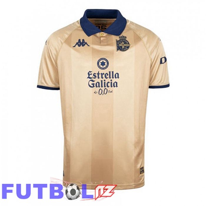 Camisetas De Futbol Deportivo De La Coruna Édition 25e Anniversaire Amarillo