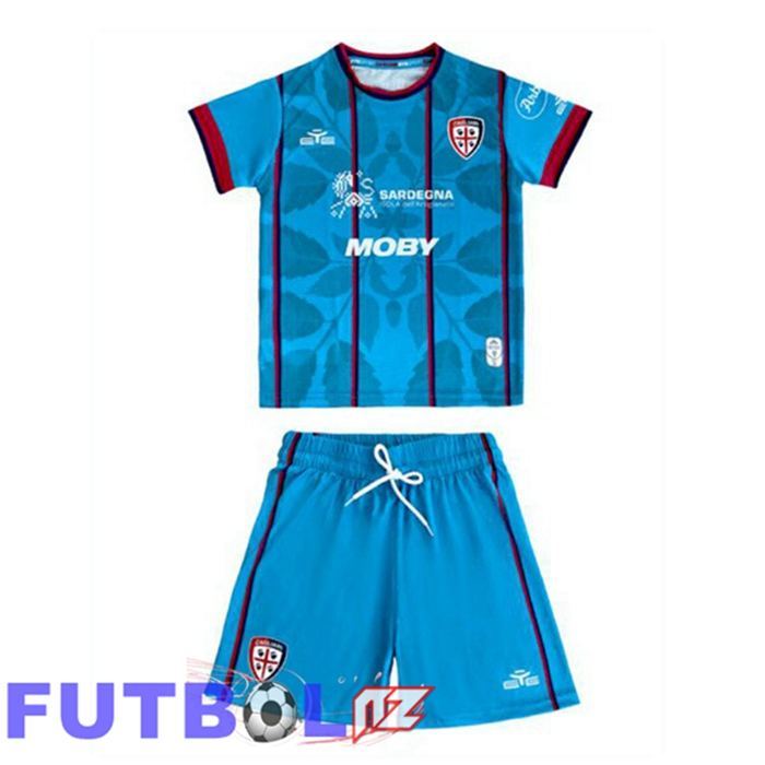 Camisetas De Futbol Cagliari Calcio Ninos Tercera Azul 2025/2026