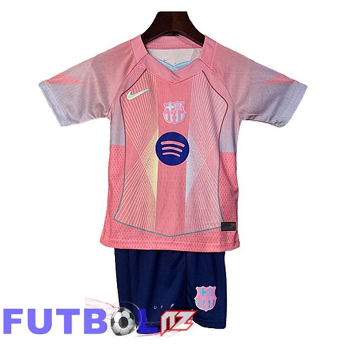 Camisetas De Futbol Barcelona Ninos Edición Especial Rosado 2025/2026
