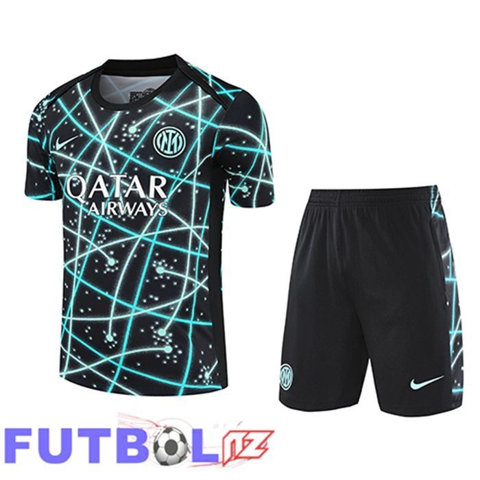 Camiseta Entrenamiento Inter Milan Ninos Negro/Azul 2025/2026