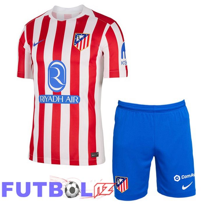Camisetas De Futbol Atletico Madrid Ninos Primera Rojo 2025/2026