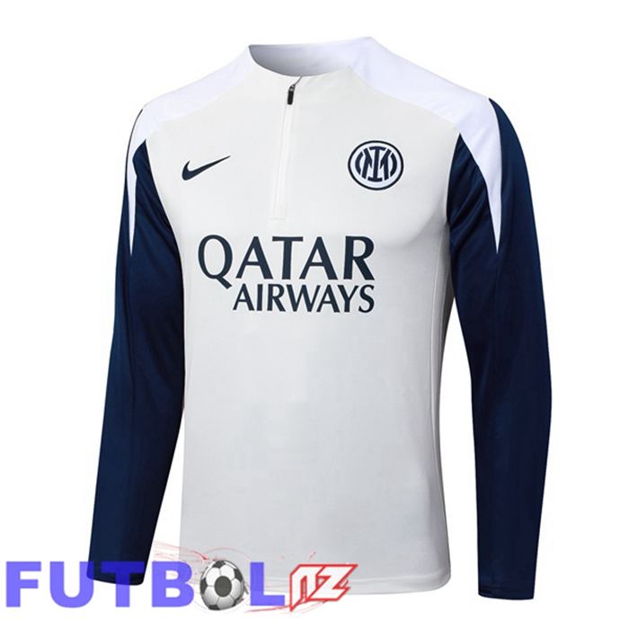 Sudadera De Entrenamiento Inter Milan Blanco 2025/2026