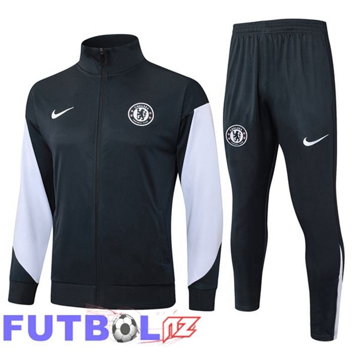 Chandal Equipos De Futbol - Chaqueta FC Chelsea Gris 2025/2026