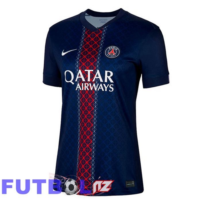 Camisetas De Futbol Paris PSG Mujer Primera Azul Real 2025/2026